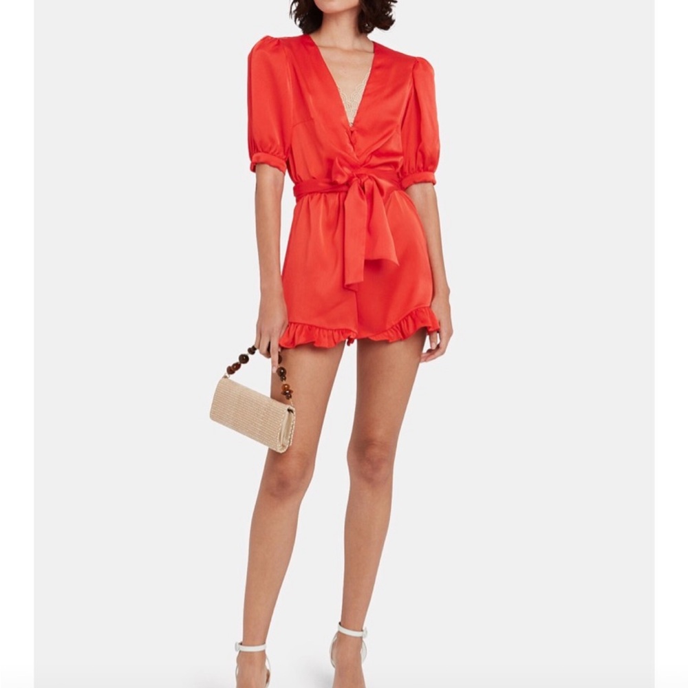 Alexis Silk Romper, Size 0 Altered to fit 5’2, approx 92 lbs